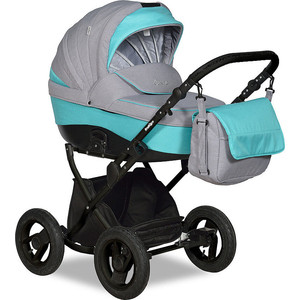 

Коляска 2 в 1 Indigo CAMILA 18 Classic 12'' Ca 44 (серый+бирюзовый), CAMILA 18 Classic 12" Ca 44 (серый+бирюзовый)