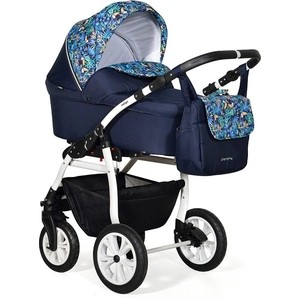 

Коляска 2 в 1 Indigo CHARLOTTE 18 Ch 41 (т.синий+т.синий узор), CHARLOTTE 18 Ch 41 (т.синий+т.синий узор)