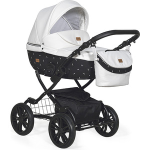 

Коляска 2 в 1 Indigo MARCO City Plus 12'' Mc 03 (белая кожа+черный), MARCO City Plus 12" Mc 03 (белая кожа+черный)