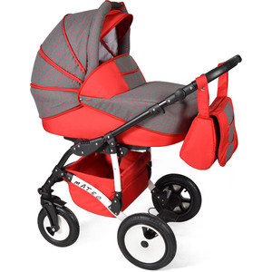 

Коляска 2 в 1 Alis MATEO 17 Ma 22 (серый+красный), MATEO 17 Ma 22 (серый+красный)