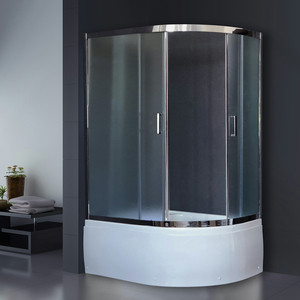 фото Душевой уголок royal bath bk 120х80х200 шиншилла, левый (rb8120bk-c-ch-l)