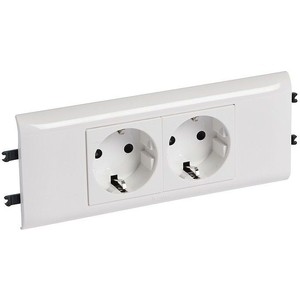 

Розетка с заземлением Legrand двойная Mosaic DLP 65 2х2К+З для кабель-канала немецкий стандарт с суппортом белая (077432), двойная Mosaic DLP 65 2х2К+З для кабель-канала немецкий стандарт с суппортом белая (077432)