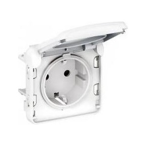 

Розетка с заземлением Legrand СП Plexo с защитной крышкой IP55 белая (069639), СП Plexo с защитной крышкой IP55 белая (069639)
