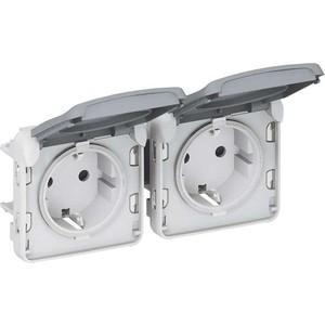 

Розетка с заземлением Legrand двойная СП Plexo горизонт. с защитной крышкой IP55 серая (069576), двойная СП Plexo горизонт. с защитной крышкой IP55 серая (069576)