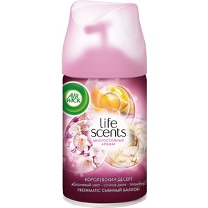 

Освежитель воздуха Airwick FRESHMATIC ''Королевский Десерт'', сменный баллон 250 мл, FRESHMATIC "Королевский Десерт", сменный баллон 250 мл