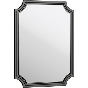 Зеркало Aqwella LaDonna 72x95 черное (LAD0207BLK) зеркало aqwella rm 60 круглое черное rm0206blk