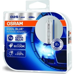 

Ксеноновые лампы Osram D2S XENARC COOL BLUE INTENSE, 6000К, 85V, 35W, 2 шт, 66240CBI-HCB, D2S XENARC COOL BLUE INTENSE, 6000К, 85V, 35W, 2 шт, 66240CBI-HCB