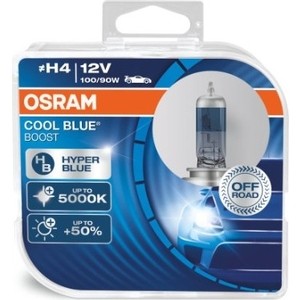 фото Галогенные лампы osram h4 cool blue boost, 5000к, 12v, 60/55w, 2 шт, 62193cbb-hcb