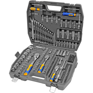 

Набор инструментов Kraft 1/2'' Dr, 3/8'' Dr и 1/4'' Dr 218 предметов (KT 700684), 1/2" Dr, 3/8" Dr и 1/4" Dr 218 предметов (KT 700684)