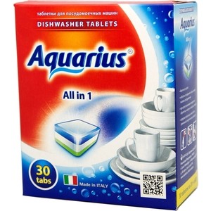 

Таблетки для посудомоечной машины (ПММ) Aquarius All in 1, 30 шт, All in 1, 30 шт