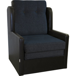 фото Кресло-кровать шарм-дизайн классика д рогожка серый