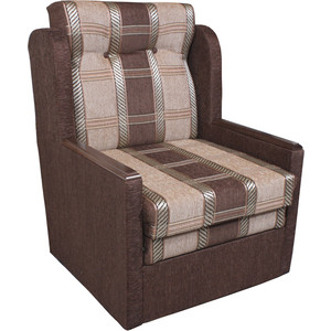фото Кресло-кровать шарм-дизайн классика д шенилл/коричневый