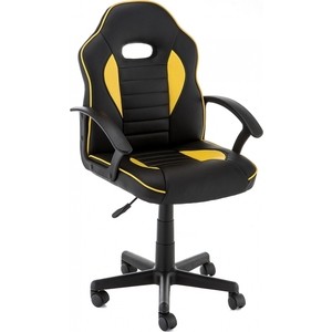 Компьютерное кресло Woodville Danger черное/желтое