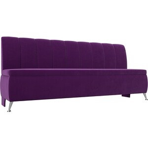 Кухонный прямой диван АртМебель Кантри вельвет фиолетовый диван mebel ars атлант кантри 120 ппу