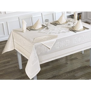 

Скатерть Karna жаккард пано c салфетками Caramel 160X220 пряумогольная (3215/CHAR001) Кремовый, жаккард пано c салфетками Caramel 160X220 пряумогольная (3215/CHAR001) Кремовый