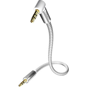 фото Кабель межблочный inakustik premium mp3 audio cable 90°, 3.5 phone plug, 0.75 m, 0041040075