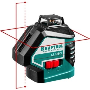 Нивелир лазерный Kraftool LL360-2 20м/70м 0,2 мм /м (34645-2)