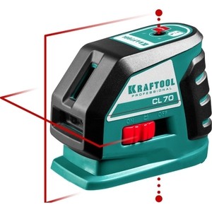 Нивелир лазерный Kraftool CL-70 20м/70м 0,2 мм /м (34660)