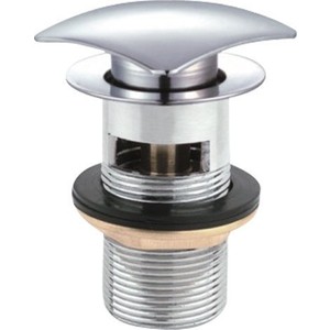 Донный клапан Cezares Click-clack с квадратной крышкой, хром (CZR-SCQ2-01) донный клапан raiber