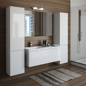 Мебель для ванной Эстет Dallas Luxe L 110 белый