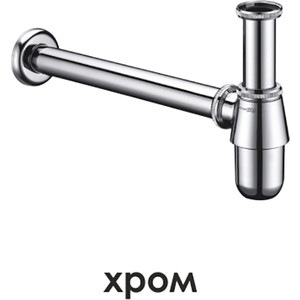 

Сифон для раковины Wasserkraft хром (A071), хром (A071)