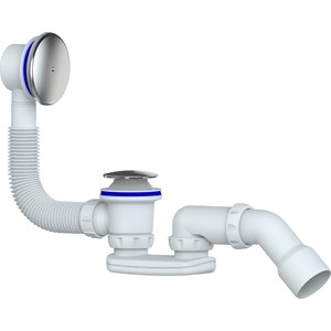пробка для ванны unicorn резина е70 Слив-перелив Unicorn для ванны и глубокого поддона системы Easyopen (S121E)