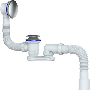 Слив-перелив Unicorn для ванны и глубокого поддона системы Easyopen (S122E) автоматический слив перелив для ванны veragio